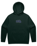 Pine Green Metal Hoodie