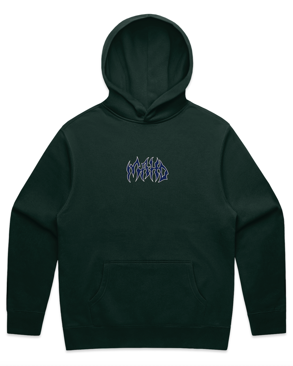 Pine Green Metal Hoodie